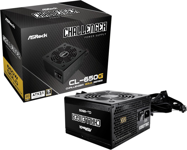 Asrock Challenger CL-650G 650W (schwarz, 2x PCIe, 650 Watt)