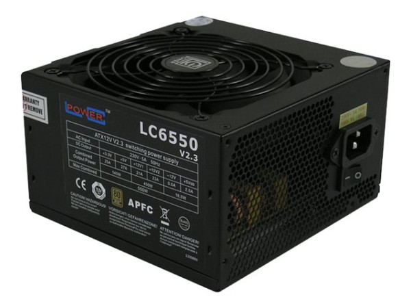 Netzteil LC-Power 550 Watt LC6550 V2.2 120mm Lüfter