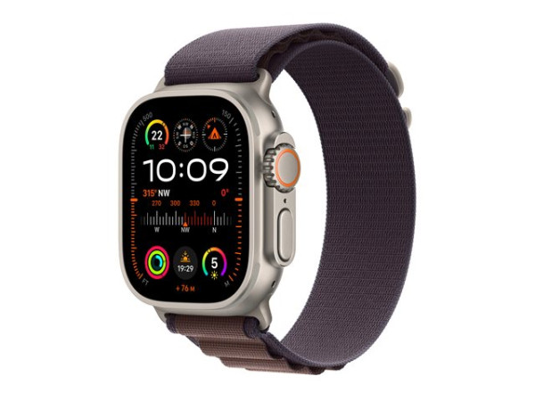 Apple Watch Ultra 2 (dunkelblaugrau, 49 mm, Alpine Loop,