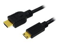 HDMI-Kabel LogiLink HDMI-St - HDMI-mini-St 19pin 2.0m sw 1.4