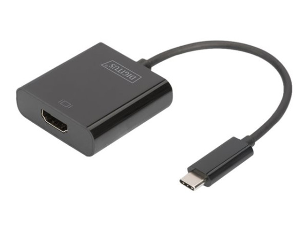 Adapter USB-C 3.0 Stecker zu HDMI Buchse Digitus schwarz