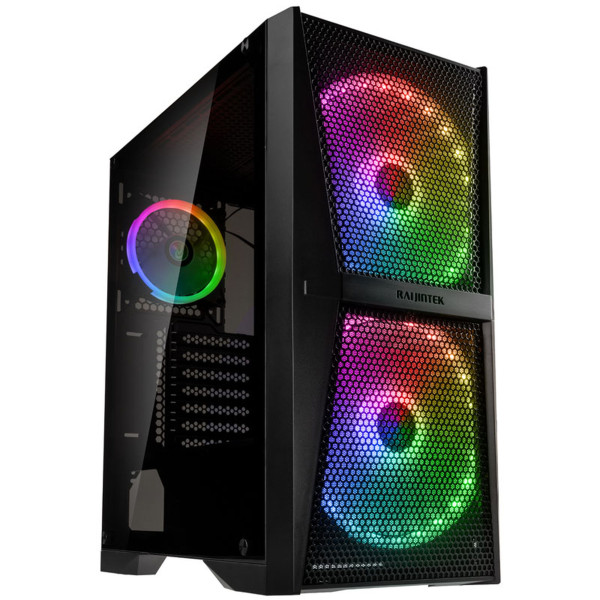 RAIJINTEK SILENOS MS PRO (schwarz, Version mit ARGB-Lüfter,