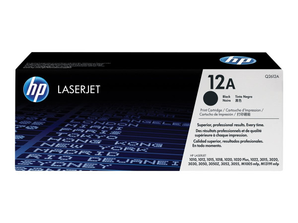 Toner HP 12A schwarz 2000 Seiten Q2612A