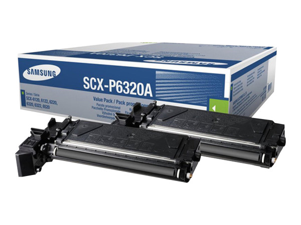 Samsung Sams Toner BK SCX-P6320A 2-pack