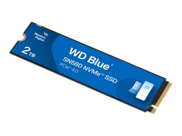 Western Digital Blue SN580 2 TB (blau/weiß, PCIe 4.0 x4,