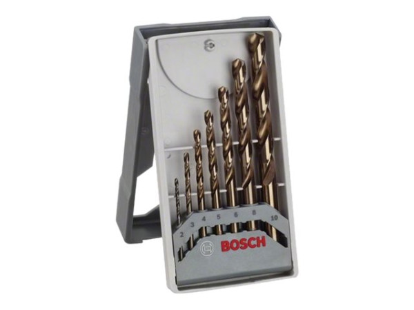 Bosch Mini X-Line Metallbohrer-Set HSS-Co 7 tlg