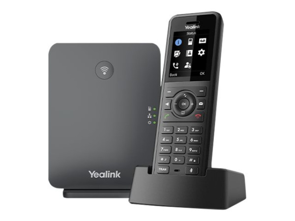 Yealink W77P (schwarz, Basisstation mit Mobilteil)