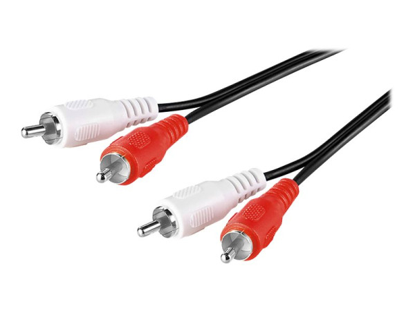 Goobay AVK 128-1500 15.0m Audio-Video-Kabel 15,0 m 2 x