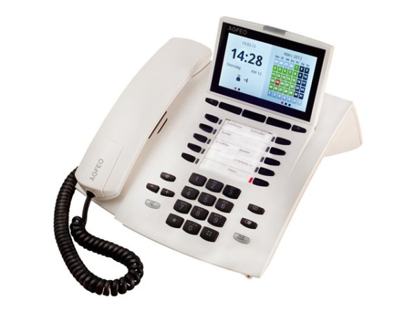 AGFEO ST45 IP Systemtelefon reinweiß