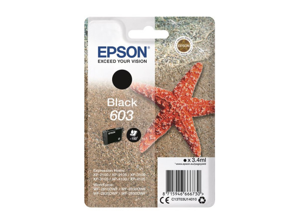 Epson Tinte BK C13T03U14010 Tinte