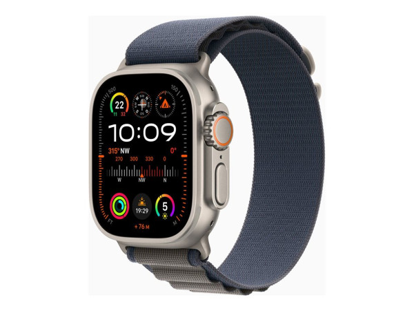 Apple Watch Ultra 2 (dunkelblau, 49 mm, Alpine Loop,