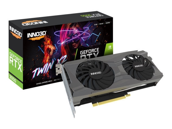 Inno3D GeForce RTX 3050 TWIN X2 (Lite Hash Rate, 1x