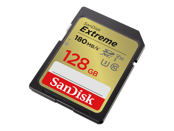 Sandisk SD 128GB 90/180 SDXC EXTREME SDK UHS-I U3,