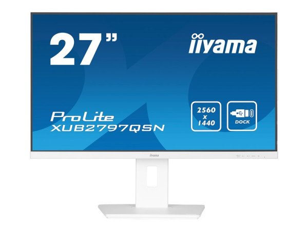 Iiyama ProLite XUB2797QSN-W2 (68.5 cm (27 Zoll), weiß