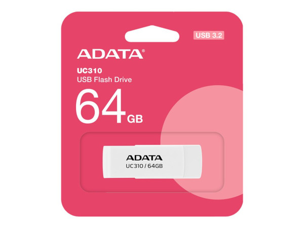 ADATA UC310 64 GB (weiÃŸ, USB-A 3.2 Gen 1)