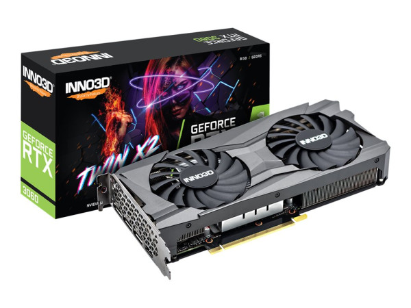 Inno3D GeForce RTX 3060 TWIN X2 (3x DisplayPort, 1x HDMI