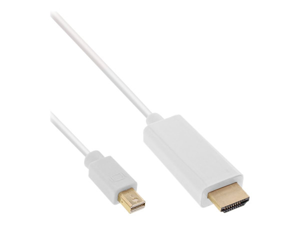 InLine? Mini DisplayPort zu HDMI Konverter Kabel, wei?,