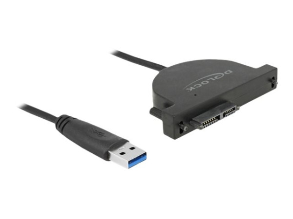 DeLOCK USB 3.0 zu Slim SATA Konverter schwarz Zum