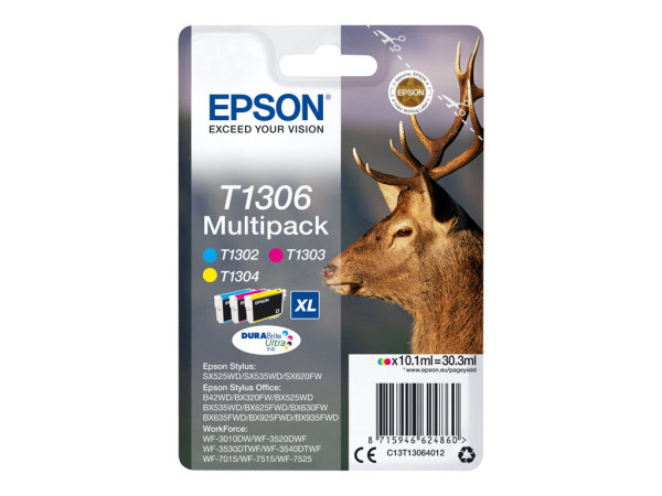 Epson Tinte Multipack C13T13064012 DURABrite