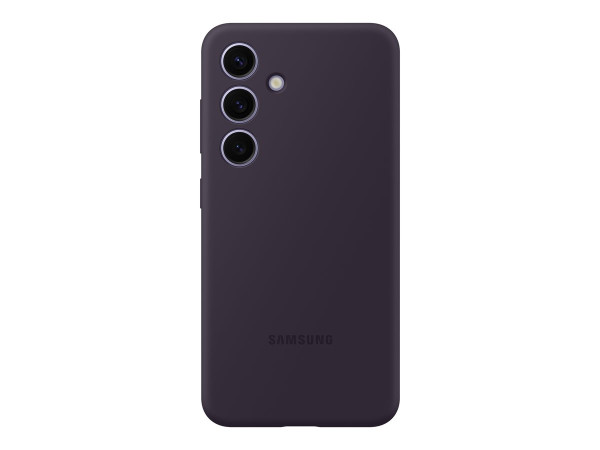 Samsung Silicone Case (dunkelviolett, Samsung Galaxy S24)