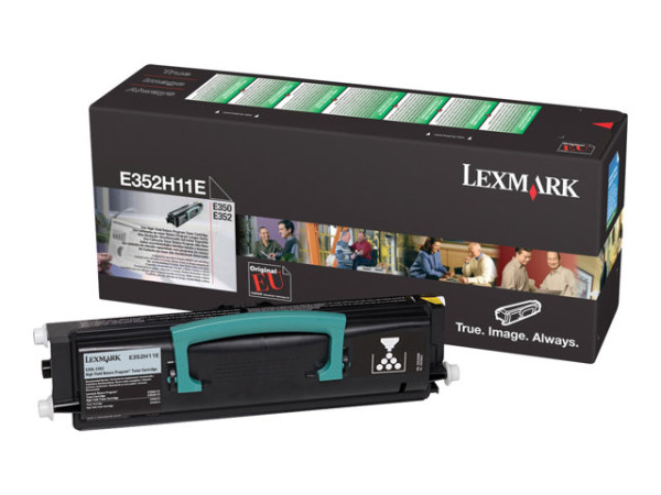 Lexmark E352H11E Toner-Kit return program, 9.000 Seiten