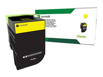 Lexmark Toner gelb 702Y Toner Gelb ca. 1.000 DIN-A4-Seiten