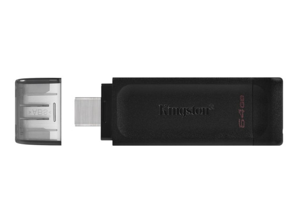 Kingston USB 64GB DT70 UC KIN schwarz,