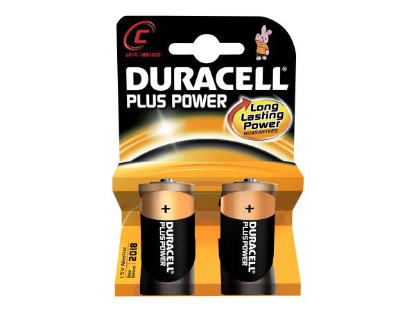 Batterie Duracell Plus Power -C (MN1400/LR14) Baby 1.5V 2St.