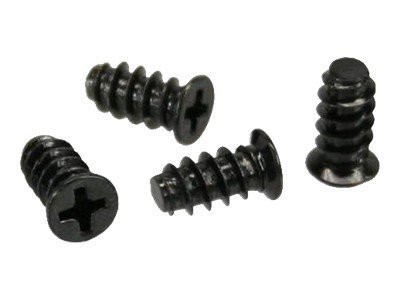 InLine® Lüfterschrauben, 5,0x10,0mm, schwarz, 50 Stück