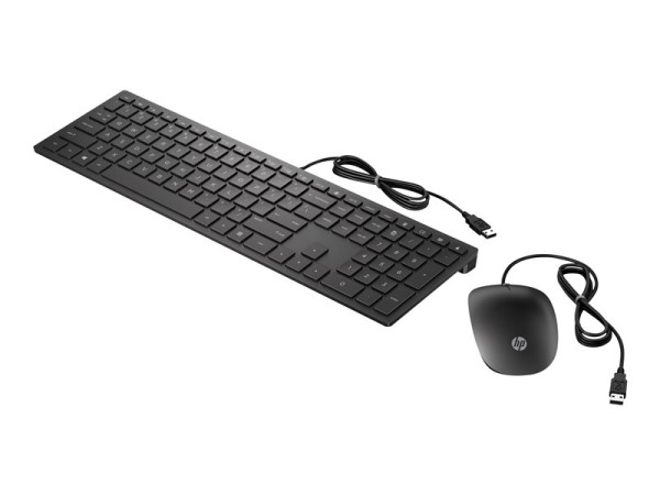 HP Pavilion Wired Keyboard and Mouse 400 | 4CE97AA#ABD