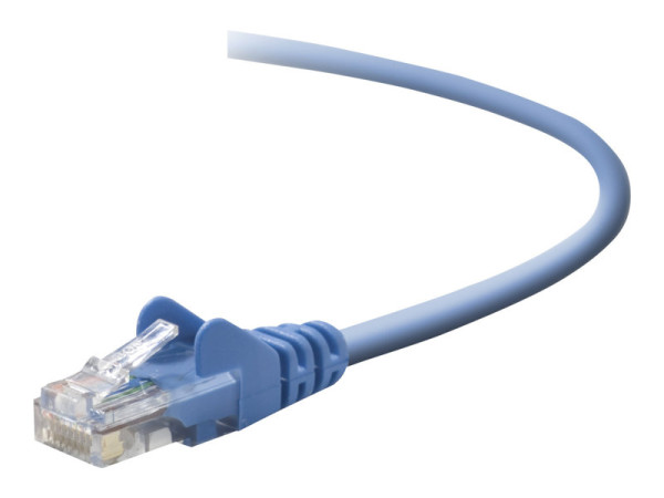 Patchkabel Belkin RJ45 U/UTP Cat5e 3.00m blau Snagless