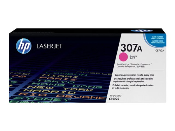 HP CE743A Tonerkartusche magenta, 7.300 Seiten ISO/IEC
