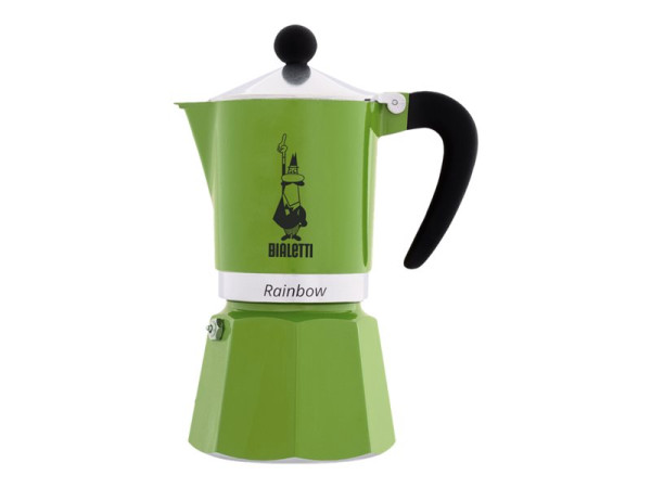 Bialetti Bial Moka Rainbow 6 Cups Green gn | 6 Tasse