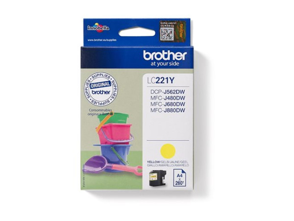 Brother Tinte YE LC-221Y