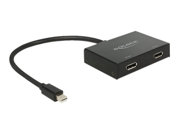 DeLOCK Splitter miniDP 1.2 in > 2x DisplayPort out,