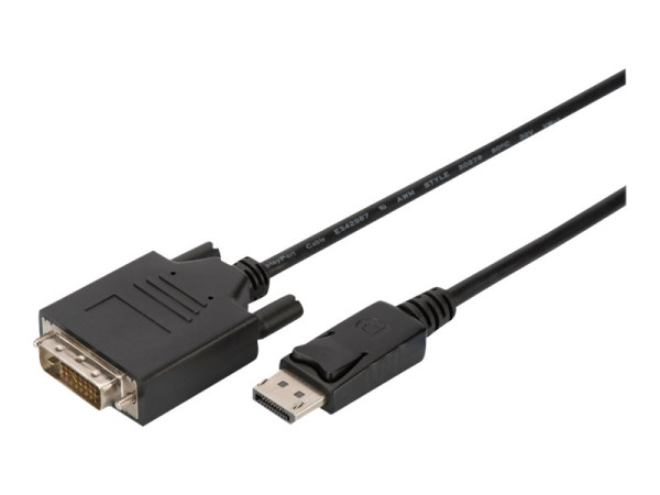 Digitus Adapterkabel DisplayPort > DVI-D (schwarz, 3 Meter,