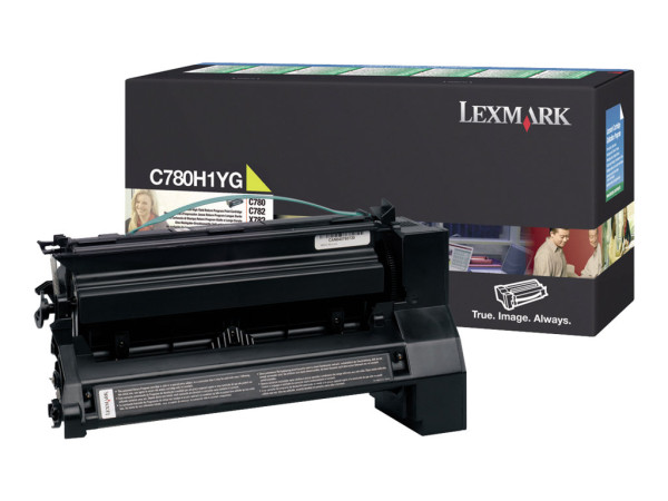 Lexmark C780H1YG Tonerkartusche gelb return program, 10.000