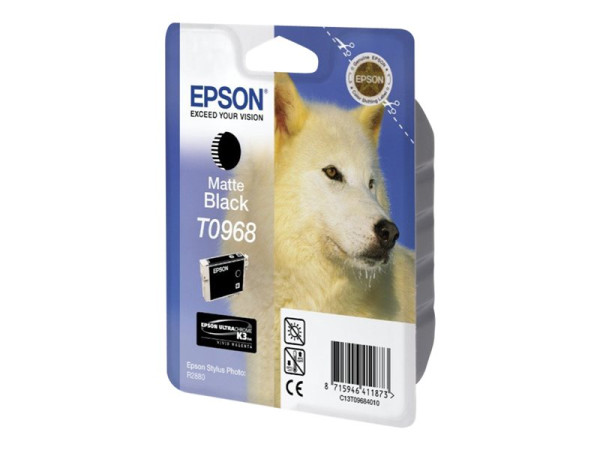 Epson C13T09684010|T0968 Tintenpatrone schwarz matt, 495