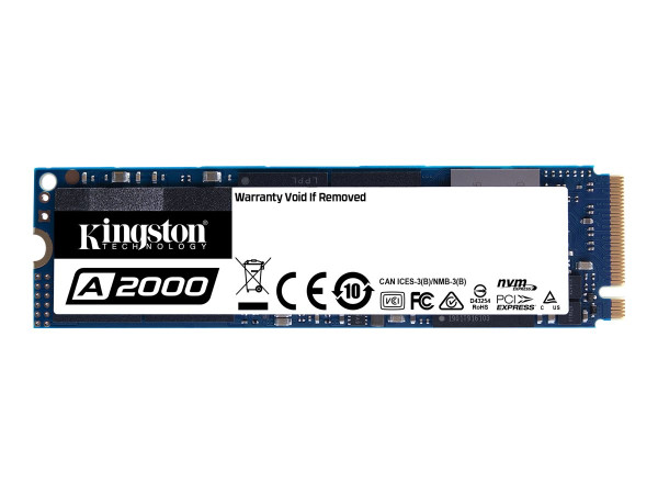 250 GB Kingston SSD 1.1/2.0 A2000 M.2 KIN NVM