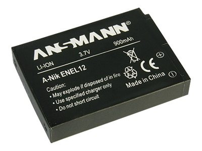 Ansmann A-Nik ENEL 12 entspricht Nikon ENEL12 Kamera-Akku