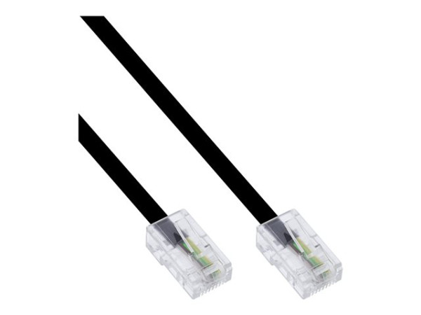 InLine® ISDN Anschlußkabel, RJ45 Stecker/Stecker, 10m, 8P8C