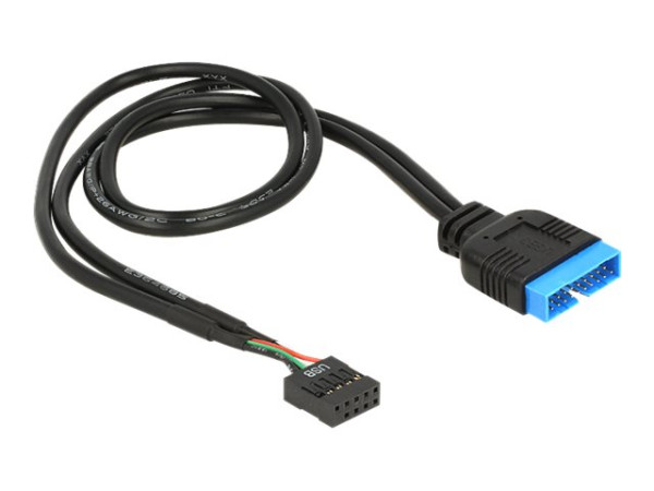 DeLOCK Adapter int.USB3.0-2.0, Kabel schwarz Adapter