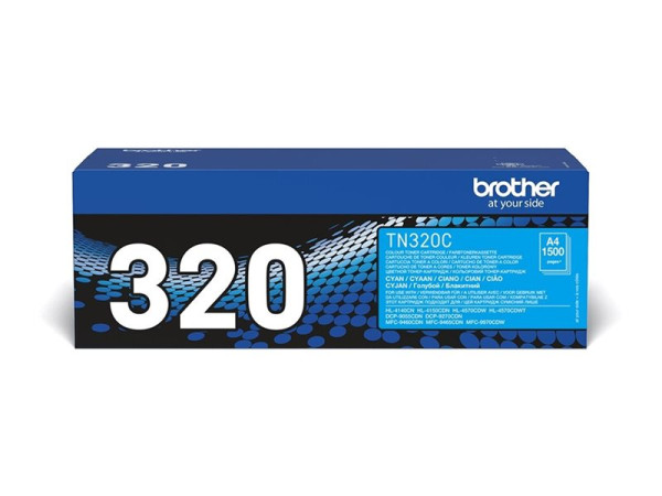 Brother TN320C Toner cyan, 1.500 Seiten ISO/IEC 19798 für