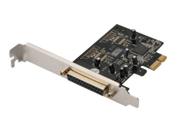 PCI Expr Card DIGITUS 1x D-Sub25 parallel Port + LowProfile
