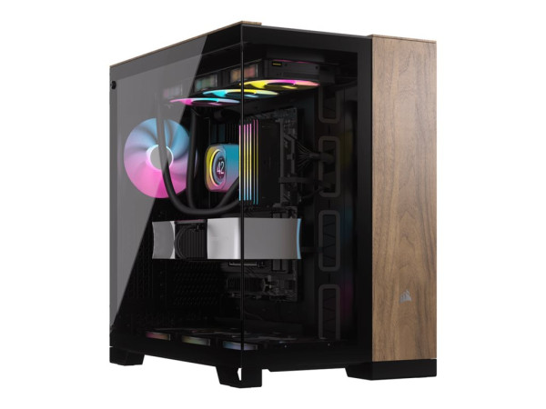 Corsair 6500X (schwarz/braun, Tempered Glass x 2)