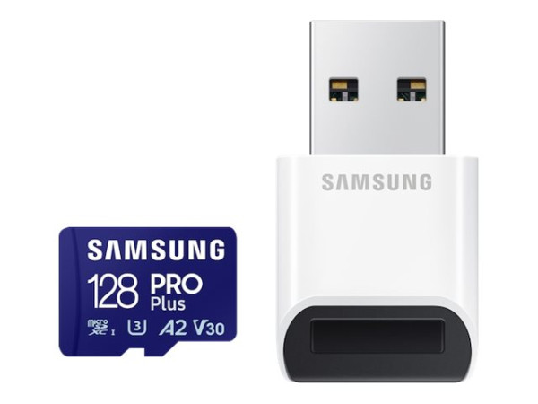 Samsung PRO Plus 128 GB SDXC (2023) (UHS-I U3, Class 10,