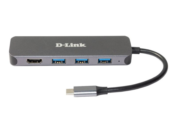 D-Link DUB-2333 5-in-1 USB-C Hub mit HDMI/Power