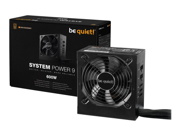 be quiet! System Power 9 CM 600W ATX24 schwarz,