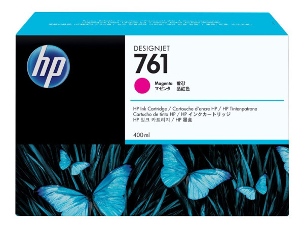 HP CM993A|761 Tintenpatrone magenta, Inhalt 400 ml für