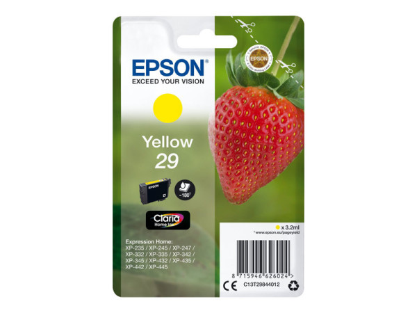 Epson Tinte YE C13T29844012 Claria Home Tinte